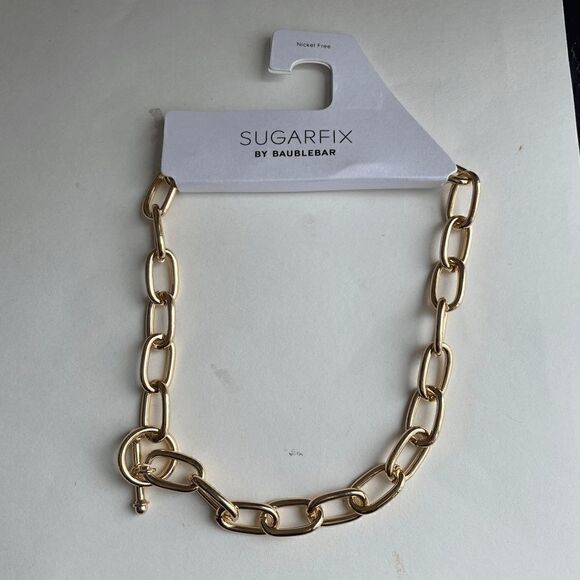 5/$25 Sugarfix Gold Chain Link Necklace - Picture 1 of 1
